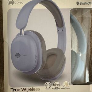 True Wireless Headphones - Colors available: Light Blue, Black, Pink